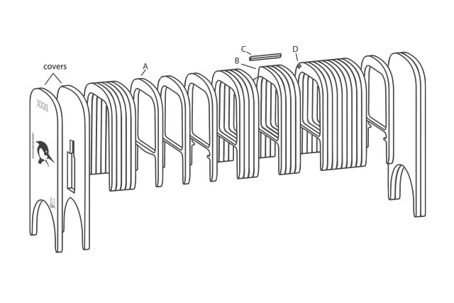 how to assemble body of woodpecker